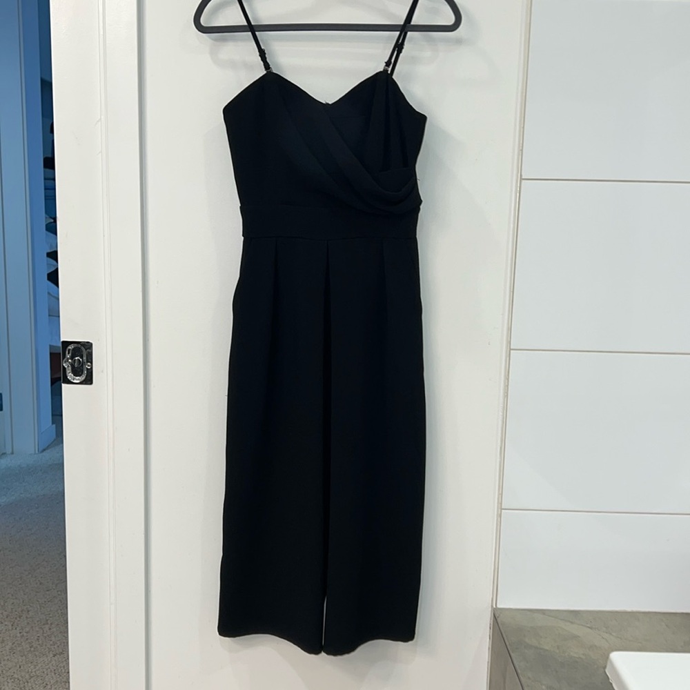 Romeo + Juliet Couture black culotte, midi, jumpsuit size small. Worn once.